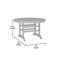 Flash Furniture Tolleson 5-Pc Adirondack Dining Set w/48-in Rnd Recycled HDPE Table and 4 Chairs w/Cupholders, Gry LE-HMP-248-2037-GRY-GG - alternate 8